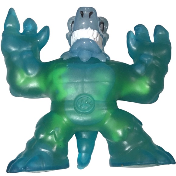 Heros Goo Jit Zu X Ray Dinosaur Moose Blue Green Action Figure - Picture 5 of 14